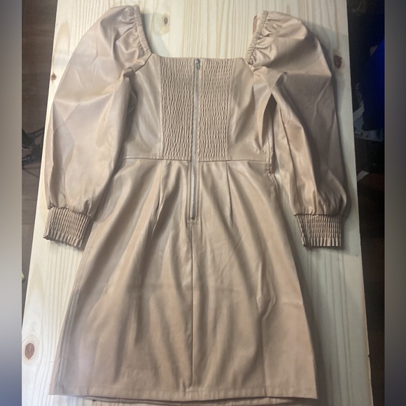 7 for all mankind faux leather mini dress nwt - Picture 5 of 9